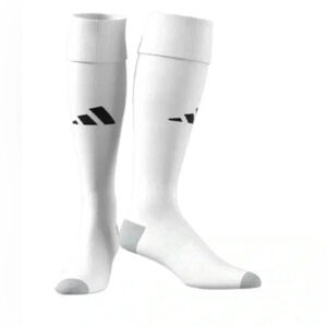 New Adidas Milano 23 black white football athletic casual soccer socks S/M